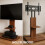 2 Tier Adjustable TV Floor Stand with 2 Shelves 8