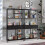Industrial Bookcase Storage Cabinet Open Shelving Unit 5