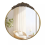 Round Wall Gold Mirror With Floral Pattern 6