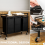 Industrial 3 Compartment Laundry Basket With Removeable Bags 7