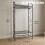 Heavy Duty Metal Open Wardrobe with 2 Shelves 5
