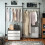 Industrial Wall-Mounted Tube Clothes Hanging Rail 5