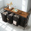 Large Wide Industrial 4 Pull Out Compartment Laundry Basket 9