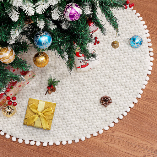 1Xmas Boomkleed Wit En Comfortabel 2