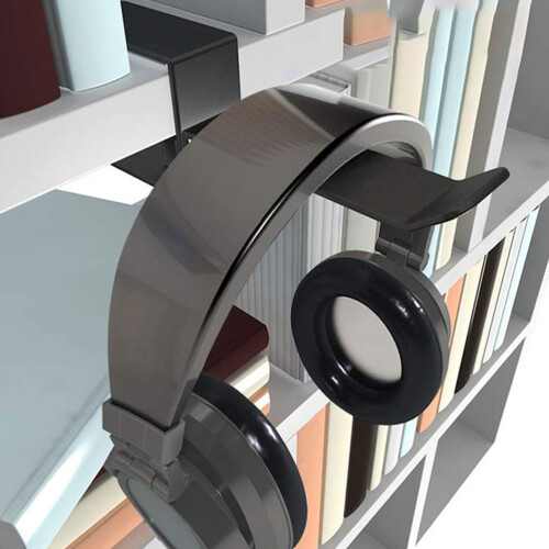 1Headphone Organizer Zwart Aluminium Ruimtebesparend 2