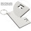 6St Blank Key Ring Wit Duurzaam Voor Sublimatie Print 5