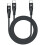 USB-C - 2x cable USB-C 100W PD 1,3m Negro 1