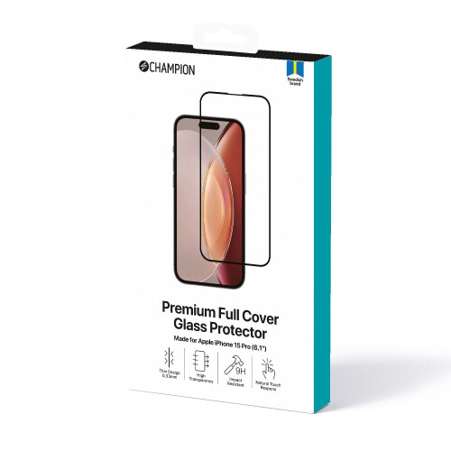 Protector de pantalla iPhone 15 Pro Negro