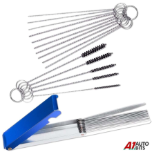 Carburetor Carb Jet Bong Cleaner Cleaning Tool Kit Case Set For Motorcycle ATV