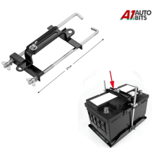 27CM Car Adjustable Battery Hold Down Clamp Secure Retaining Bracket Rack Metal