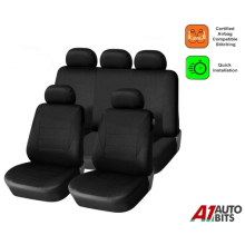 Car Seat Covers Protector Black Full Set Fabric For Ford Focus Mondeo Fiesta