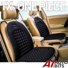 Orthopaedic Comfy Massage Back Black Seat Cover Protector Cushion Car Van Lorry