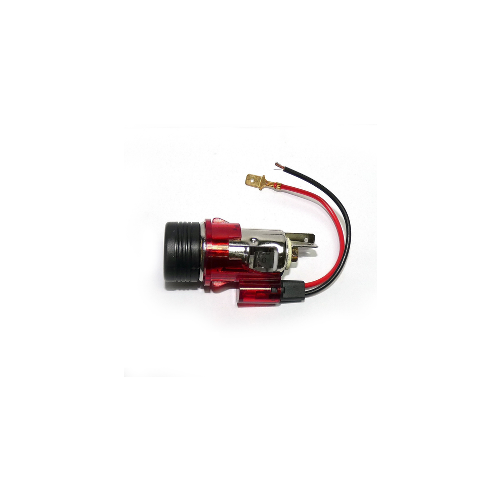 Universal 12V 12 Volt Red Cigarette Lighter Socket Oem Replacement