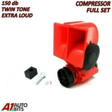 Universal Twin Tone Air Horn Horns 24v 24 Volt Compressor Car Pickup Boat Truck