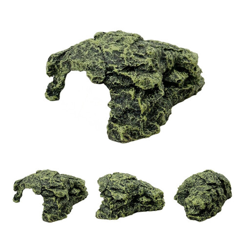 (Small Turtle Cave) Turtle Basking Rock Cave - Eco Resin Decor