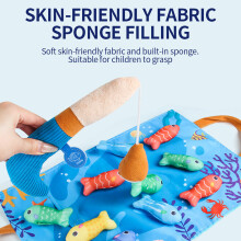 (Type A) Montessori Fishing Toy for Toddlers - Counting & Colors