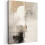 Framed Canvas Wall Art 24"x31" Abstract art white-black Canvas painting for Livingroom Bedroom 1