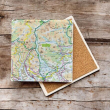 OS Map Ceramic Single Coaster Loch Lomond and The Trossachs National P