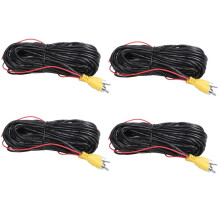 4X OmväNt BakifråN Parkeringskamera Video RCA KabelvagnsföRläNgningskabel, 10 M