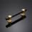 (Black, 96 holes) Kitchen Cabinet Handle Hollow Tube Design 6