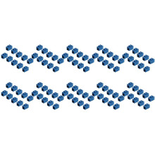 100Pcs RJ45 Connector Jack Cat6 Extension Coupler Ethernet Network LAN Cat 6 Coupler Jacks Extend Adapter,