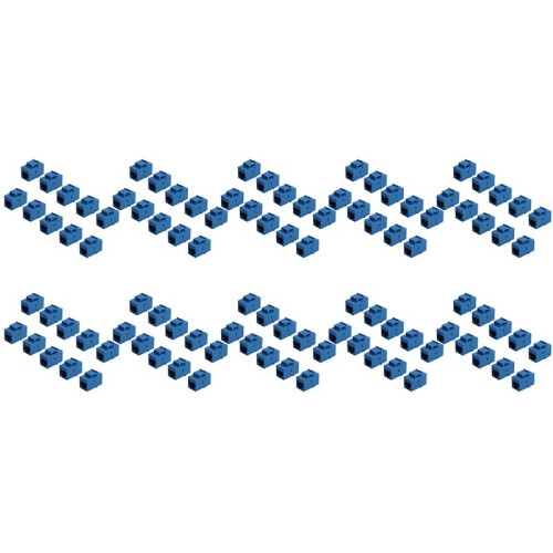 100Pcs RJ45 Connector  Jack Cat6 Extension Coupler Ethernet Network LAN Cat 6 Coupler Jacks Extend Adapter,