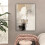 Framed Canvas Wall Art 24"x31" Abstract art white-black Canvas painting for Livingroom Bedroom 2