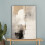 Framed Canvas Wall Art 24"x31" Abstract art white-black Canvas painting for Livingroom Bedroom 4