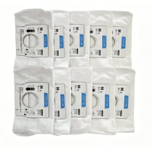 10PCS Dust Bags for AMC-HC12 Robot Vacuum Cleaner Parts, High-Capacity Replacement Dust Bags Strong Seal
