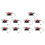 10X Elcykel 5 Led Bakljus Elcykel E-Cykelljus 1