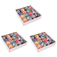 Colorful Billiard Keychain Set 48 Pcs, Magic Key Chain Balls Eightball Billar Billiards Chains Accessories