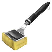Permanent 304 Rustless Barbecue Brush Against Oxidation Denial Shed Bristles Ergonomic Outdoor Use Extended Handle