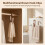 (Brown) Double Hook Clips for Kitchen & Bathroom Storage 4