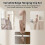 (Brown) Double Hook Clips for Kitchen & Bathroom Storage 2