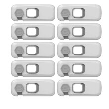 Kinderkastsloten, Kinderveiligheidssloten, Multifunctionele Kindveilige Koelkastsloten, Koelkastladesloten, Kindveilige Sloten