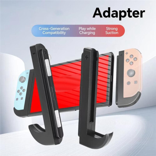 Magnetic Adapter Game Console Charging Grip for  1 & OLED Joystick Controller Converter to  2 Accessories 1