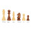 Chess Set Wooden Folding  Traditional Classic Handwork Solid Wood Pieces Walnut Chessboard Children Gift Board Game 5