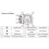 2X KT-900S E-Bike LED Display Meter Waterproof Connector Display Code Table Universal 24V/36V/48V 5