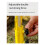 6PCS Awning Canopy Pole Fixed Tube Ground Bracket Windproof Adjustable Tent Support Pole with Ground Nails-Orange 6