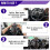 Car Steering Wheel Lock with Anti-Theft Protection Foldable Security Device with Window Breaker 3