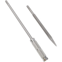 Varilla de Extensión para Martillo Eléctrico, 3 Piezas Redondas de Dos Ranuras de Extracción Rápida con Juego de Cinceles para Perforación SDS