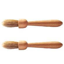 Coffee Grinder Brush Coffee Maker Cleaning Brush Bamboo Wooden Coffee Maker Cleaning Brush Tools Home Kitchen A