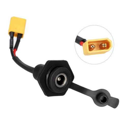 For  S1 Max Scooter Charging Port with Rubber Electric Scooter Power Interface Replace Accessories 1