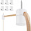 4pcs White Swag Hooks for Ceiling Lights, Modern Pendant Light Hanging Hooks, DIY Lamp Hanging Hardware 3