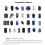 Rechargeable 8-Channel Remote Control Garage Door Gate Acess Duplicator Clone Copy Frequency 300-915Mhz Rolling Code 7