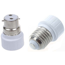 4 Pcs E27 to GU10 LED Light Socket Adapter Lamp Bulb Converter & 5 Pcs B22 to GU10 Lamp Light Bulb Base Socket Converter