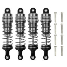 4Pcs Metal Front and Rear Oil Damper for MJX H16 16207 16208 16209 16210 1/16 RC Car Upgrades Parts,6