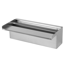 AquaForte Pond Waterfall Blade Stainless Steel Spillway Koi Water Feature 30cm