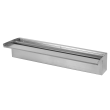 AquaForte Pond Waterfall Blade Stainless Steel Spillway Koi Water Feature 60cm