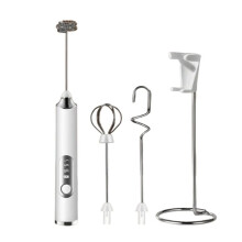 Wireless Electric Milk Frother Egg Beater Electric Mixer USB Rechargeable Handheld Coffee Blender Foamer